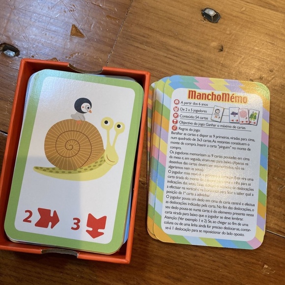 French DJECO Manchomemo Memory Game Ages 6-99 - Picture 3 of 5